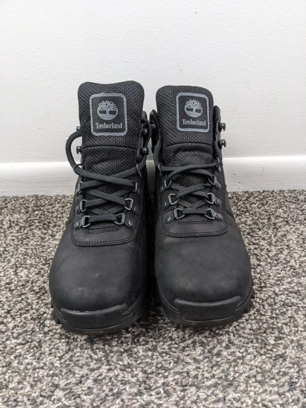 Timberland Boots Mens Size 8.5 Black Mt Maddsen Hiking Timberdry Waterproof